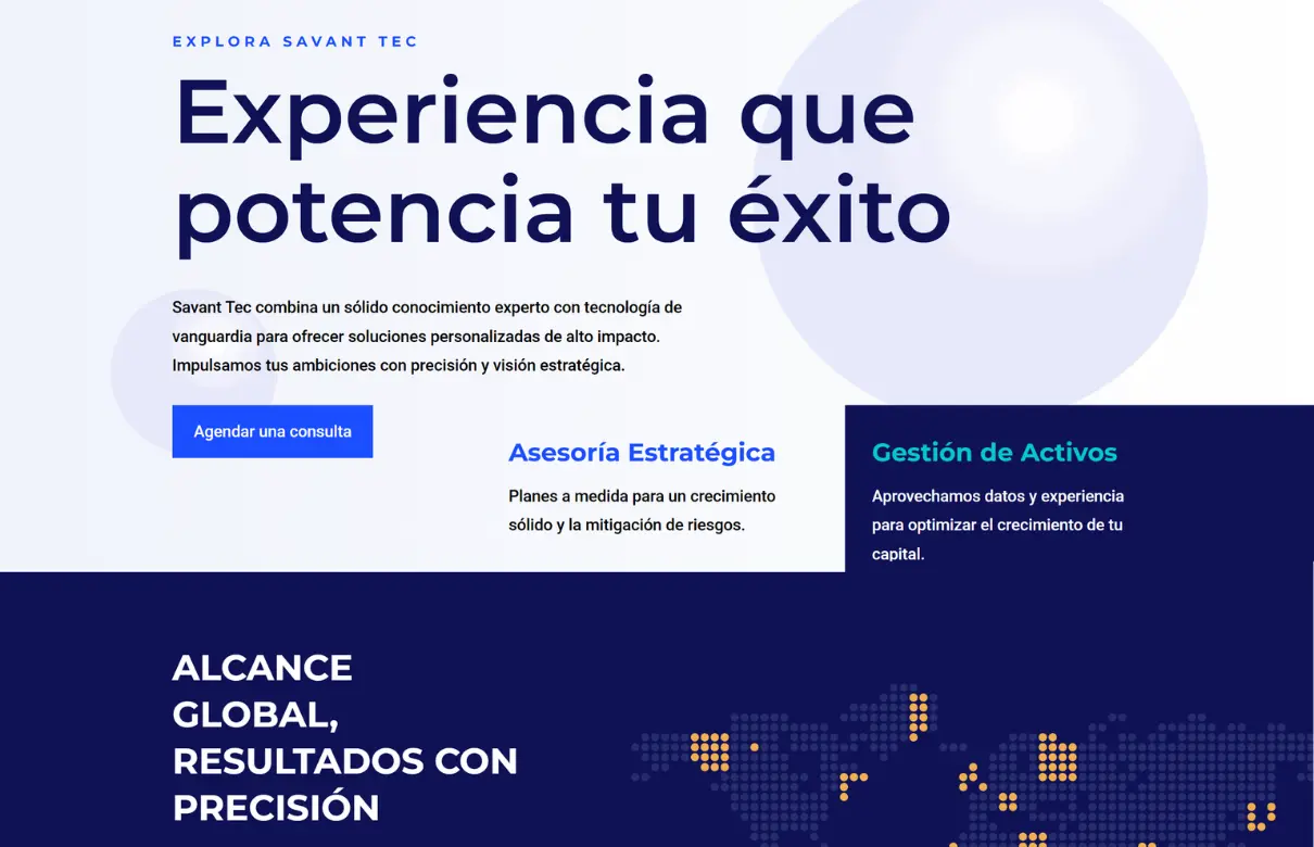 Savant Tec: Asesoría estratégica y gestión de activos para potenciar el éxito empresarial en Bolivia y el mundo.
